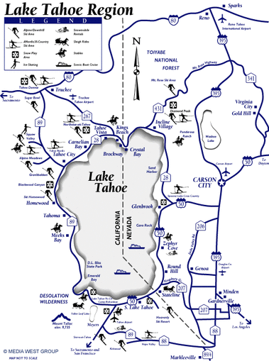 Winter Lake Tahoe Rental Home